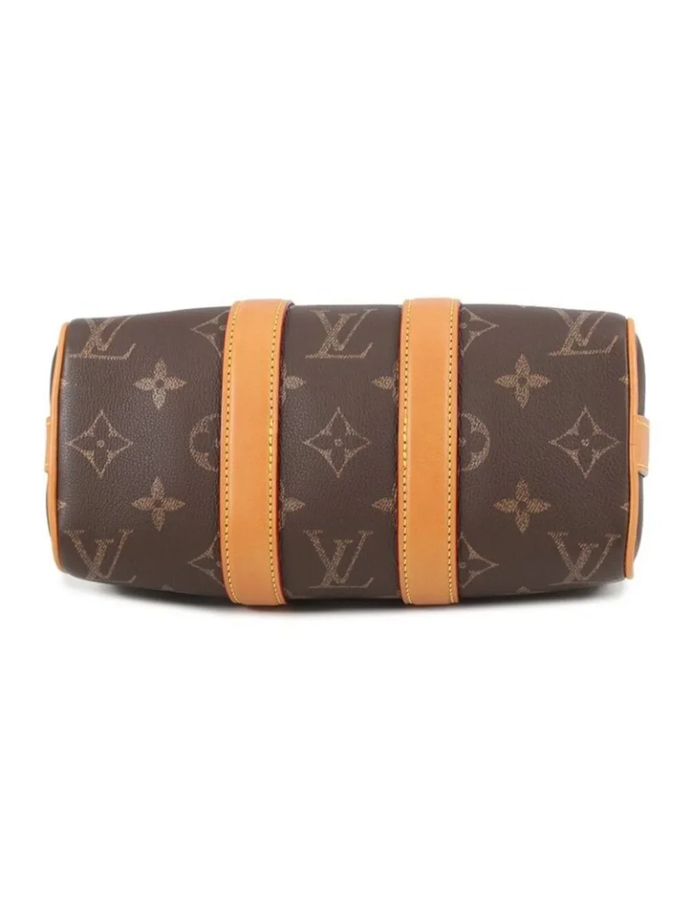 ★SOLD★ Louis Vuitton Handbag Otre Cuir Monogram Keepall Bandouliere 25 Bag 2-Way - Picture 3 of 10